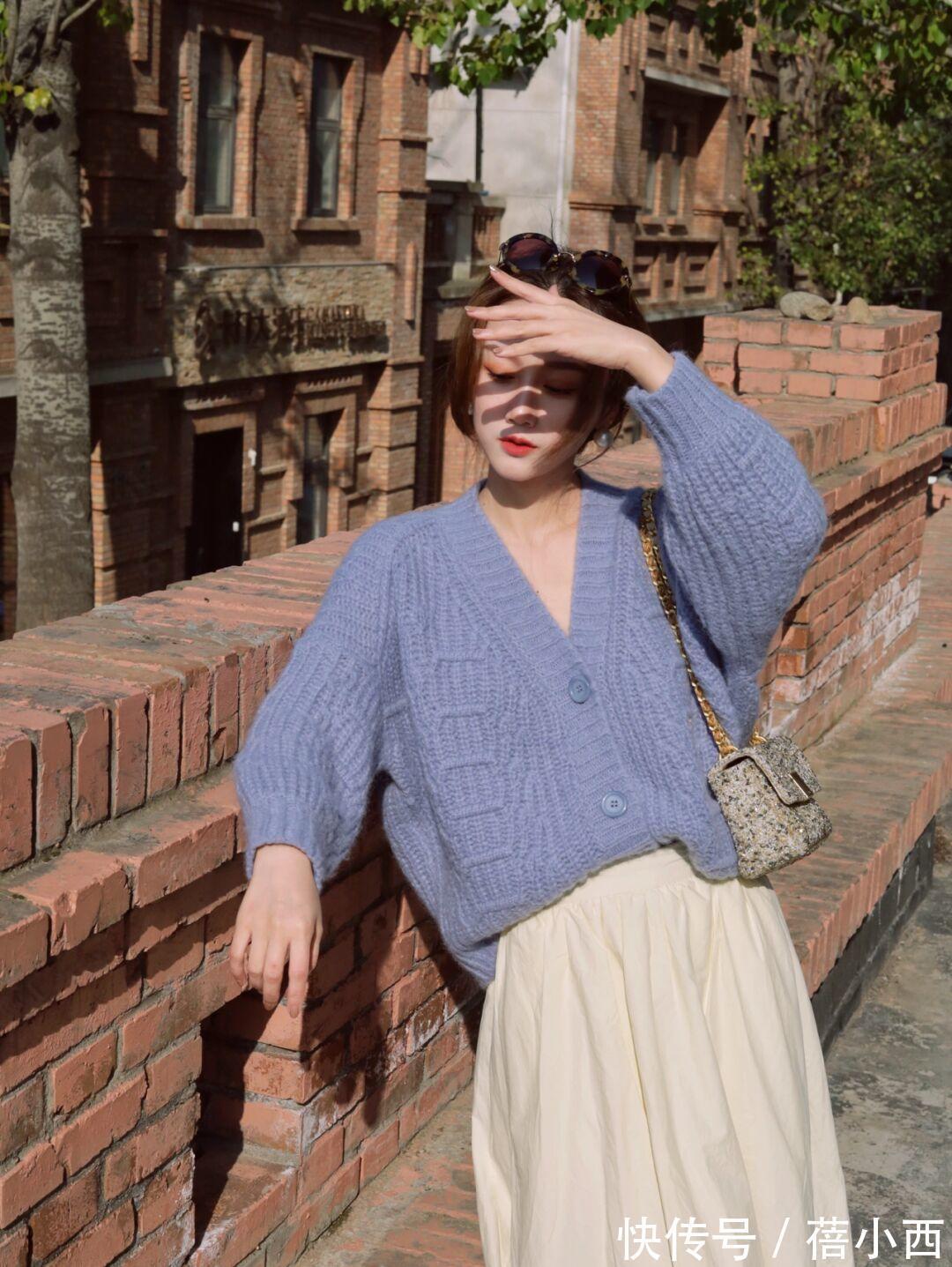 版型 “毛衣开衫”永不过时,选对款式就能成为女神,单穿、叠穿都好看