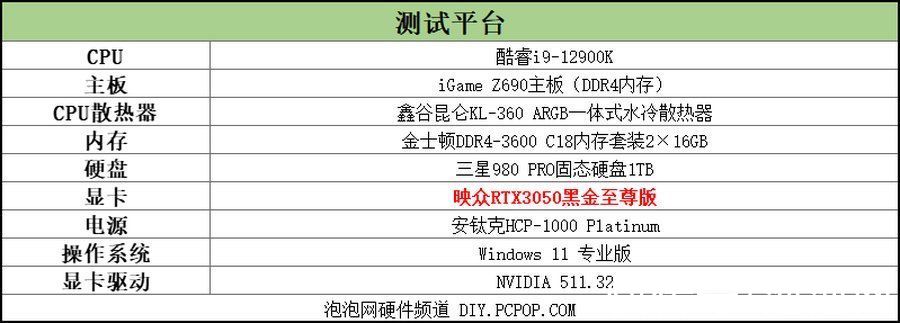 评测|映众RTX3050评测：双扇设计，光追显卡入门新选