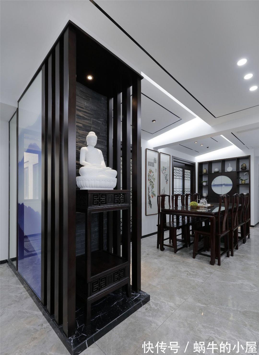 搭配|130平方米的中式家装,搭配自然复古的红木,简约又大气!