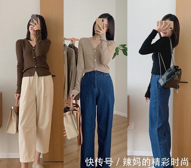 牛仔裤 初秋穿衣越简单越高级,分享18套通勤穿搭,穿出优雅好气质!
