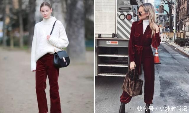 真的|酒红色这样搭, 美翻一整个秋冬! 真的美醉了!