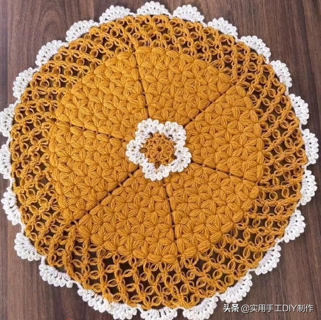 新手#「针织作品」32款只用到一种针法织出来的美垫子,新手留存备用