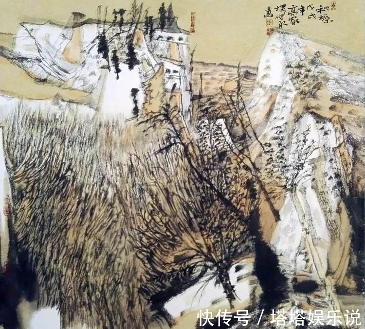 山水画!玄妙|薛俊水山水画