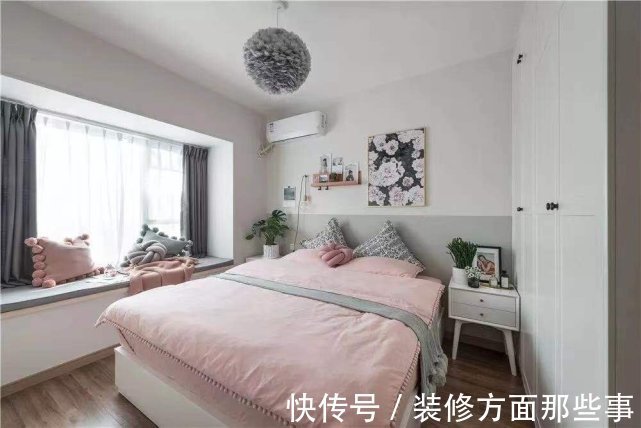 背景墙|124平北欧三居室,以清新而富有生命力的色彩贯穿全屋