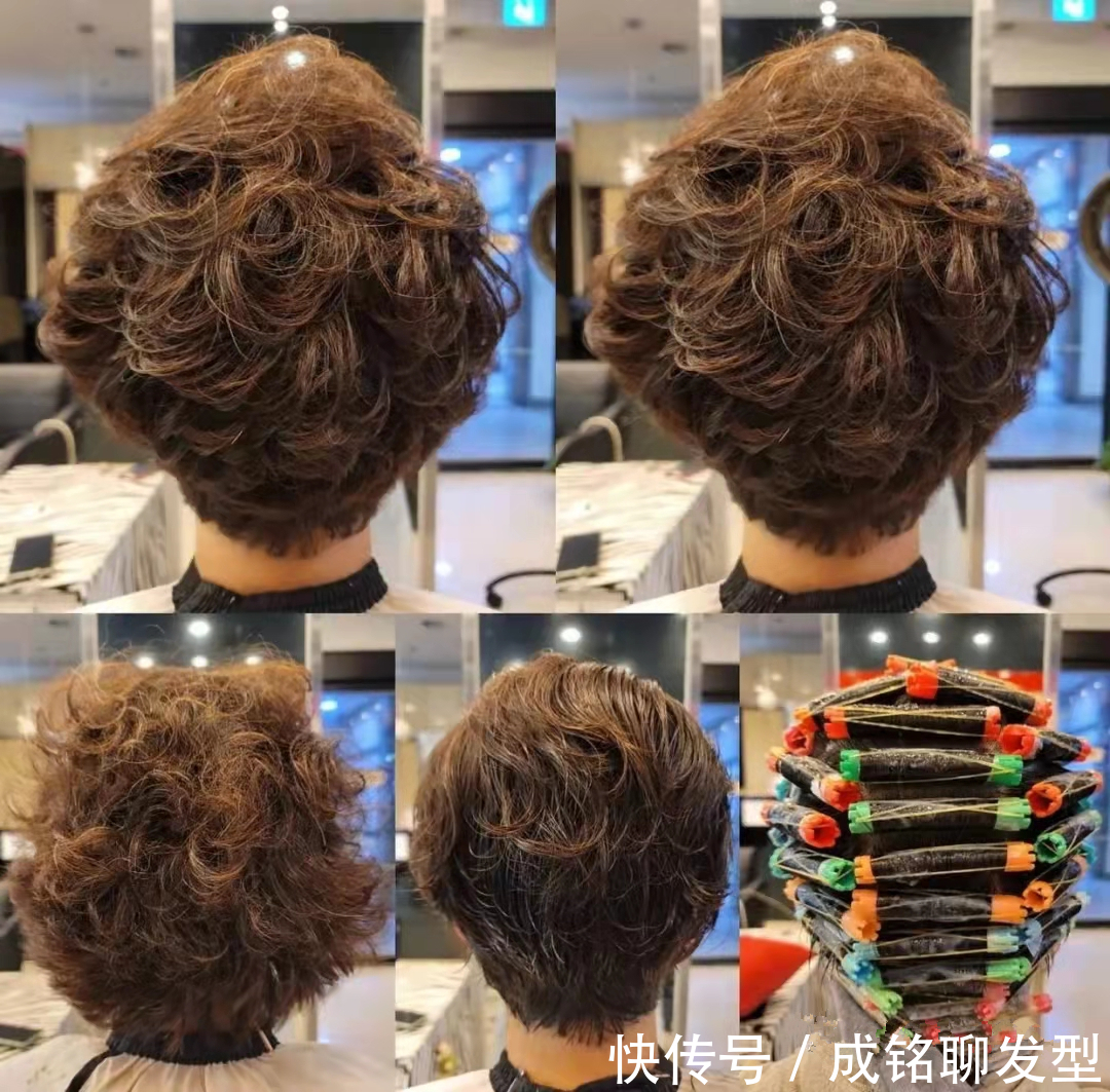 白发 这才是最适合老年人的卷发,蓬松饱满又显发量多,简单随意又实用