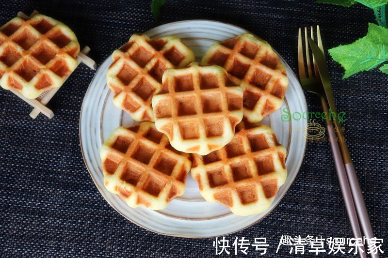 不用烤箱就能做的华夫饼，保证一次就成功，想吃再也不用买了！