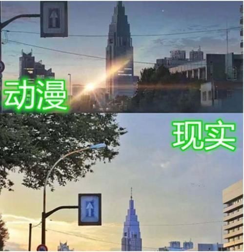 二次元VS三次元场景，原来动漫中的世界都是真实存在的，漫迷看完心动了