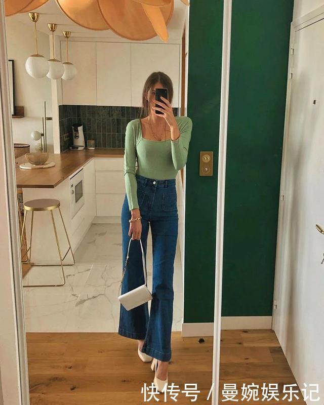 百搭|牛仔裤配什么好?当然是“仙女鞋”,百搭不累脚还显高级