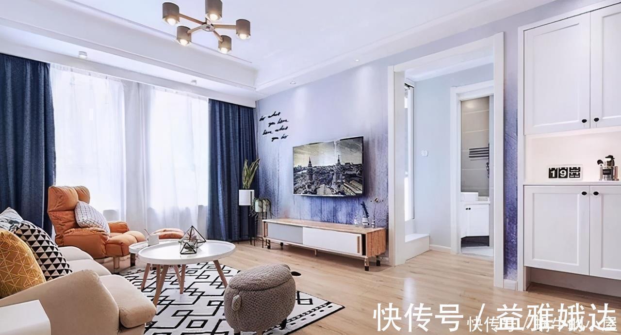 清新|夫妻的76㎡北欧风一室,清新明亮宽敞,独立衣帽间太棒了,漂亮!