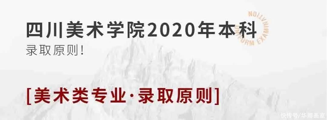 原则|校考干货！九大美院录取原则及录取分数线汇总