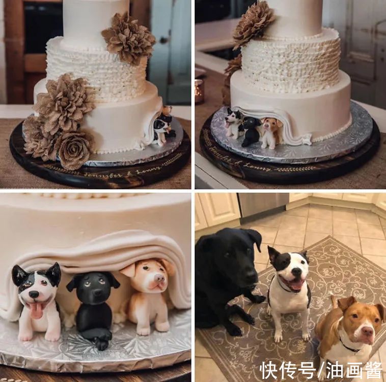 ?想要婚礼独一无二？这样的创意蛋糕不能少，满满艺术感
