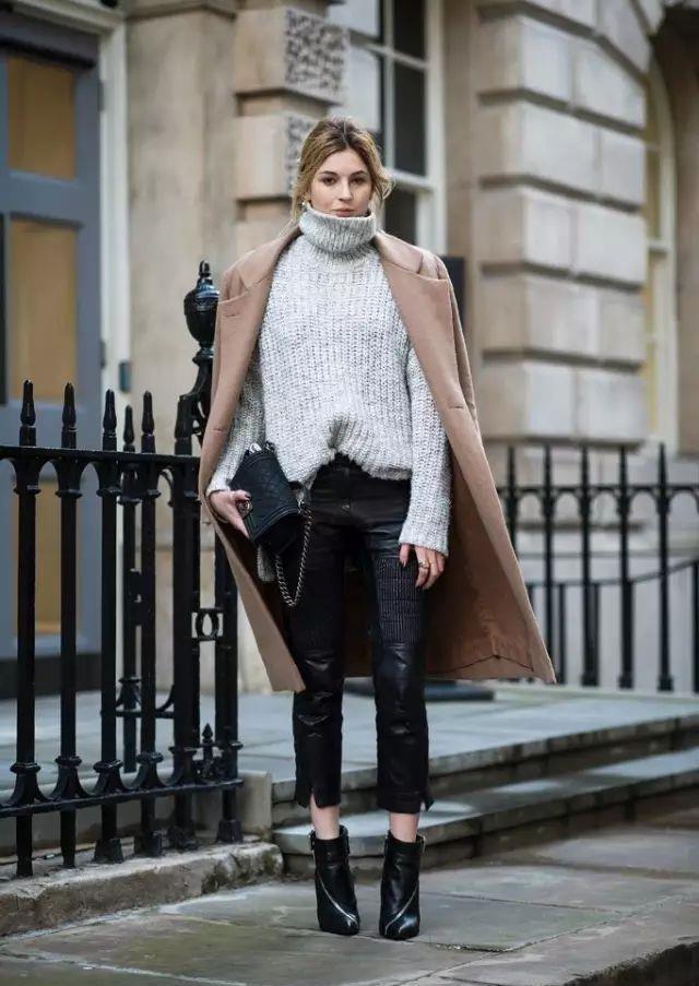 穿衣搭配:1件毛衣内搭=25种方法,冬季这样穿保暖又时髦,美炸了