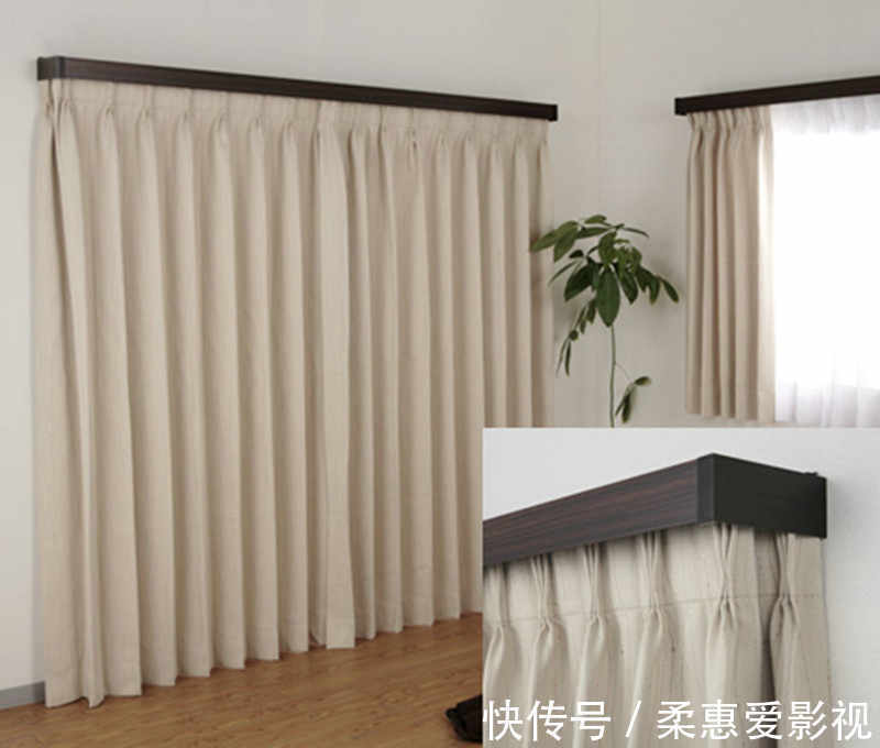 罗马杆|挂窗帘万万不要装罗马杆了，装这种更好看实用还易清洁，太聪明了