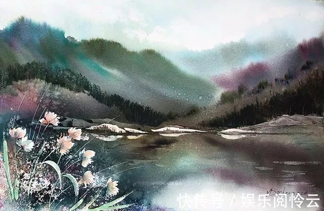 屏保$充满仙气的水彩画,每一张都可以用来做屏保!