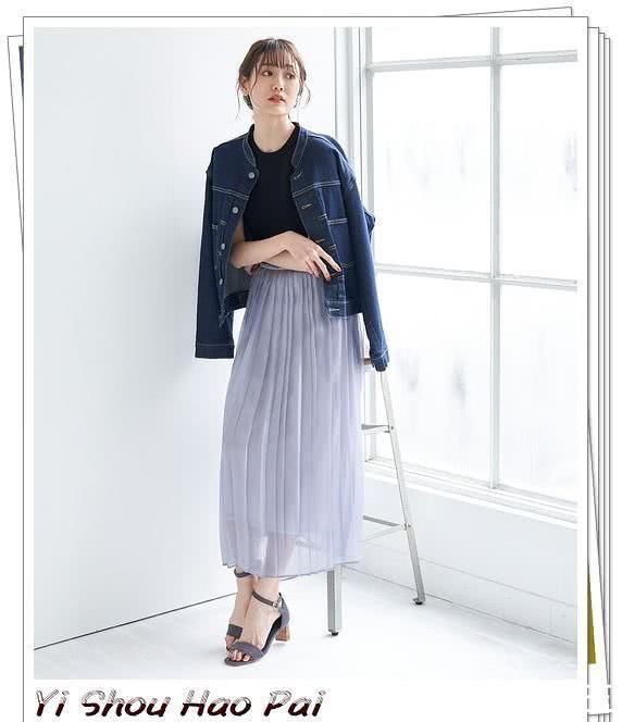 鞋子|夏季网纱裙的日系流行穿搭示范,看日本女人怎么给它配上衣和鞋子