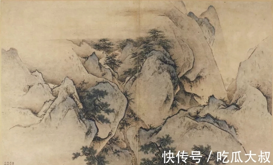 王履&由元入明第一个山水画家,看似宋代绘画,风格奇险,震撼人心!