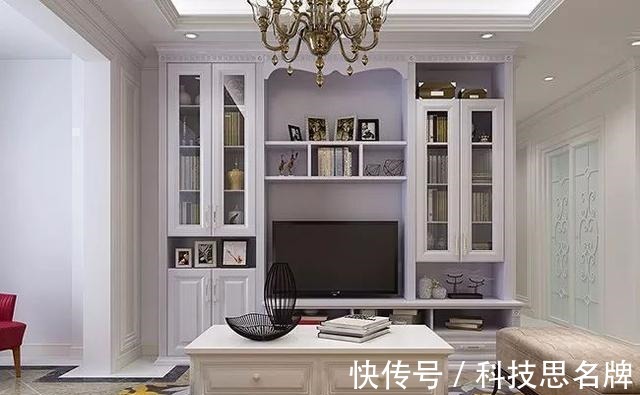收纳|晒我家95平简欧风格,全屋柜子贼漂亮,特别是电视墙太实用