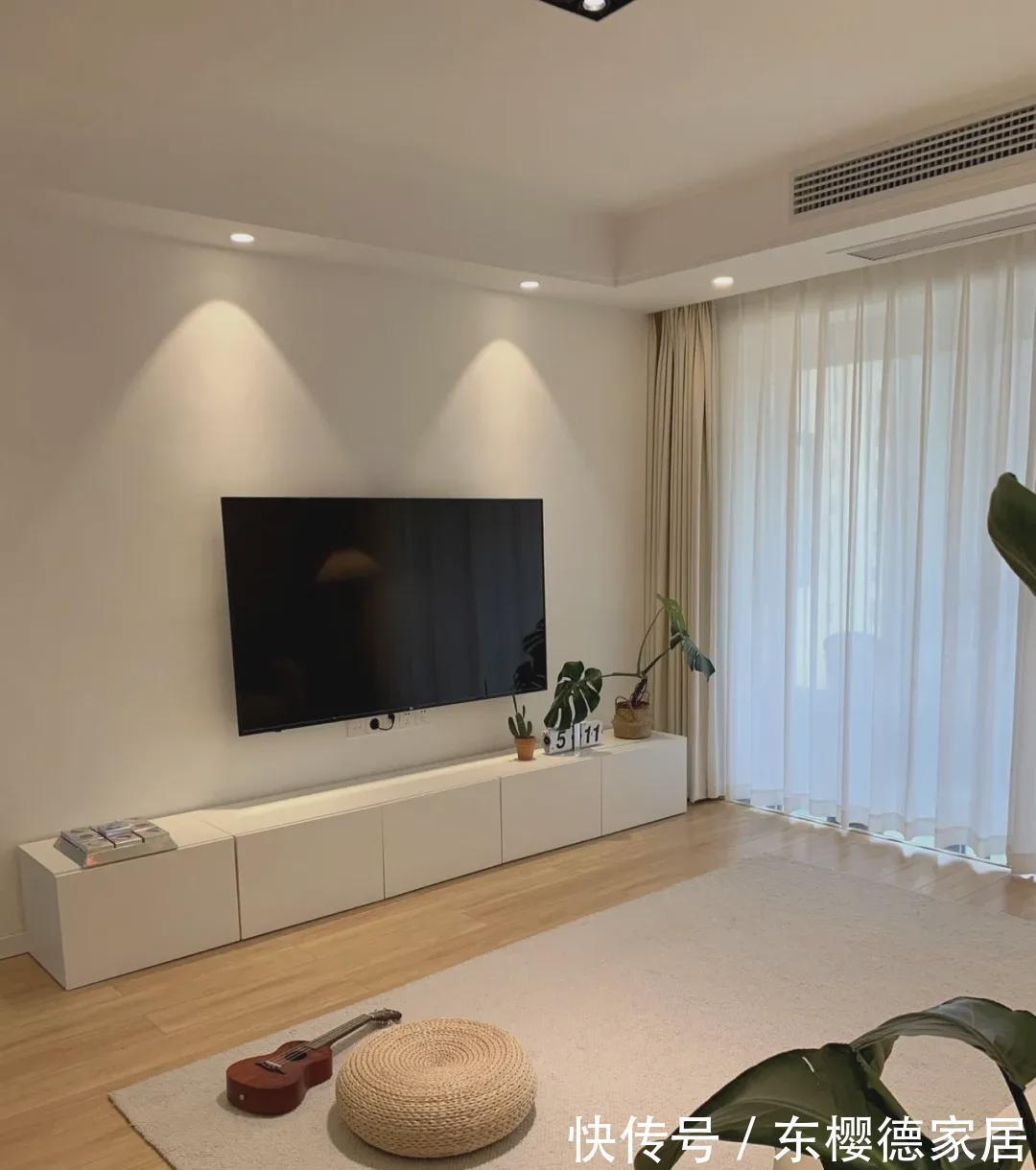 乳胶漆|102平温馨家,坚持“素墙”主义,实用性满分,果然越简单越耐看