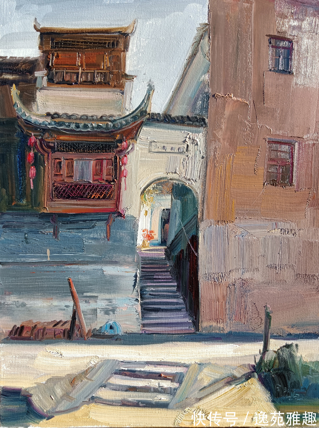 婺源#「写生作品」细品人间风景,把日子过得活色生香,孙同明作品欣赏