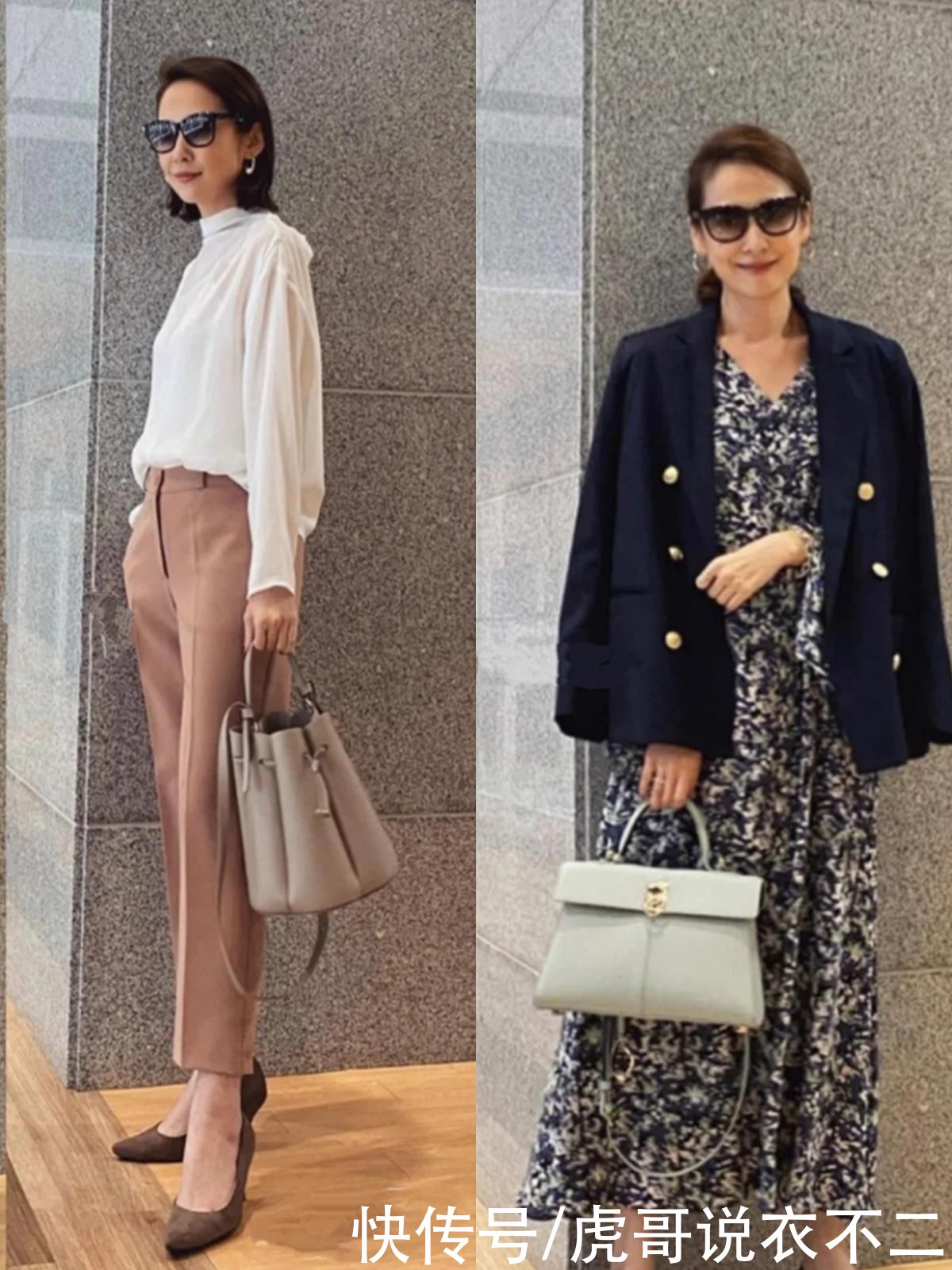 50岁的日本博主真会穿,简约又高级,这才是中年女性该有的打扮