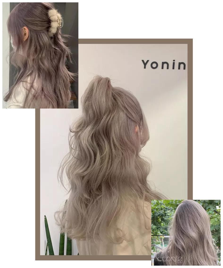 2021好看发色推荐~这个“白桃乌龙色”，真的是个宝藏发色