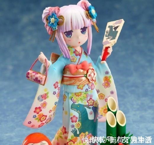 康娜|龙女仆要出康娜和服手办,呆萌的样子太可爱,左下角的才川很搞笑