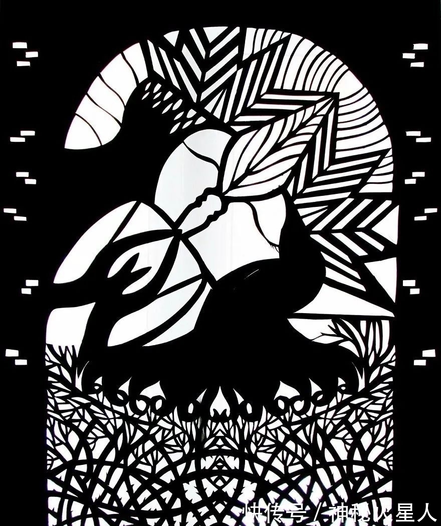 弗里达$她的剪纸作品太有想象力了!夸一句精美绝伦,一点也不过分