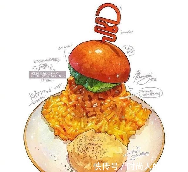 超级诱人的美食插画,透过屏幕都能感觉到它们的美味!