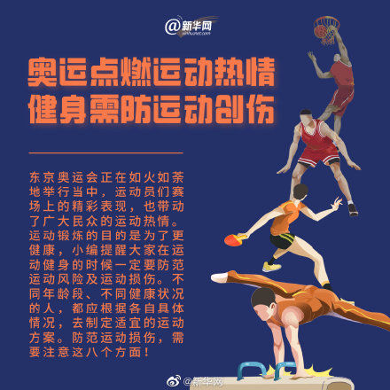 热情|奥运点燃运动热情 健身需防运动创伤