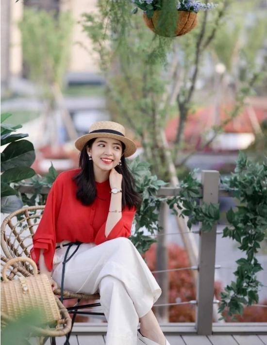 大长腿 穿阔腿裤尽量少配高跟鞋,今夏学三木这样穿才最美,150也爱了!