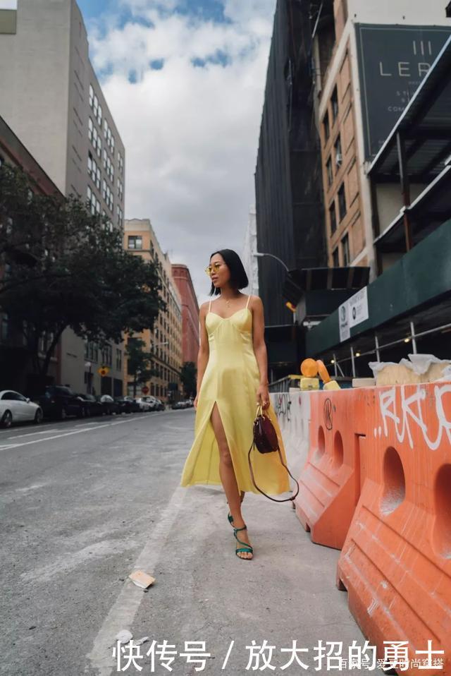 除了淡黄色,今年更流行“奶油黄”穿搭,气质又显白