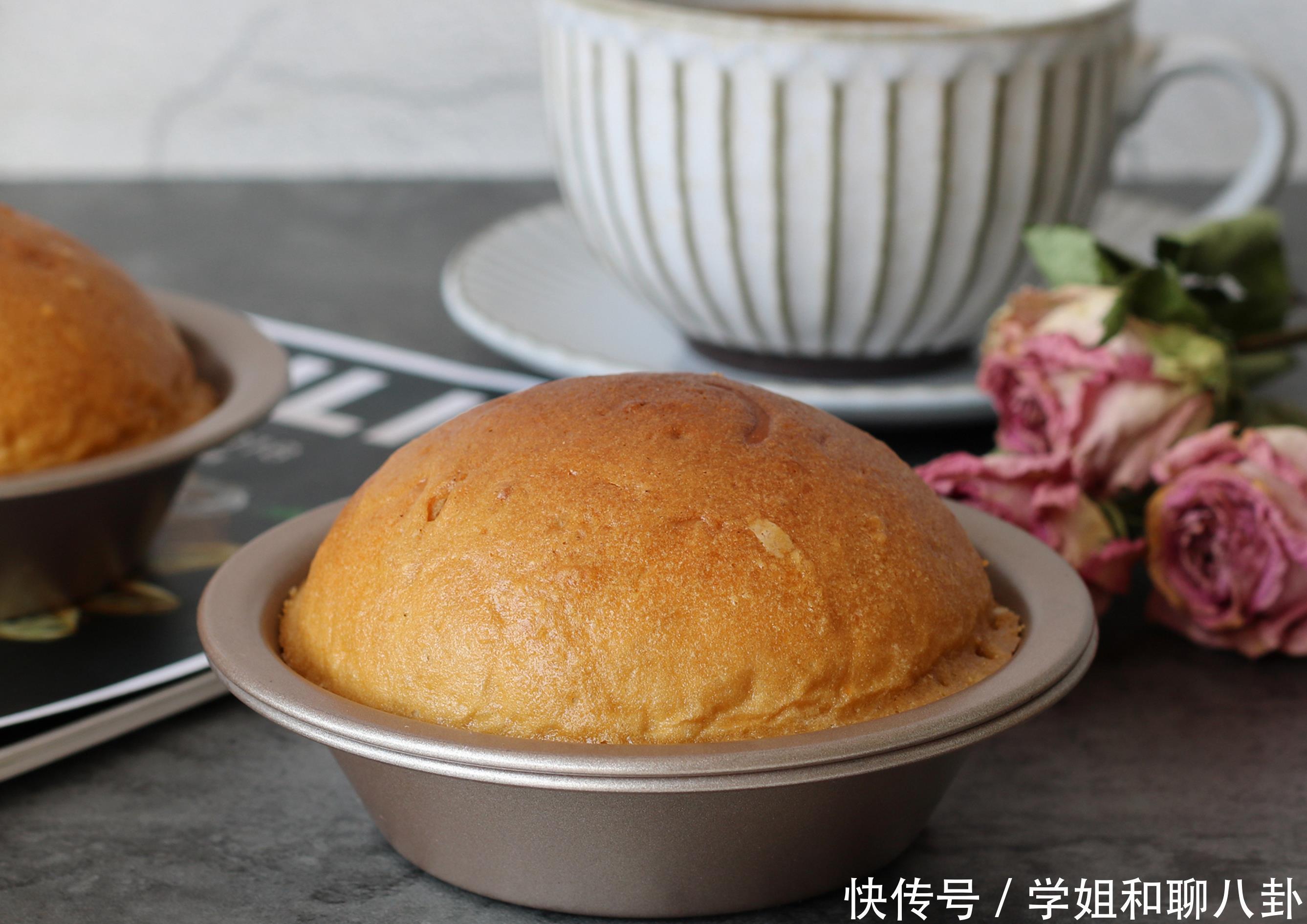 细腻|用了6年的面包配方,不加牛奶酸奶,香甜松软细腻,放3天也不硬