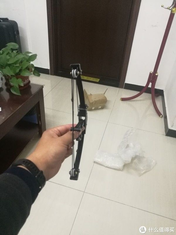 tb|52包邮的短轴三角迷你滑轮复合弓开箱测评