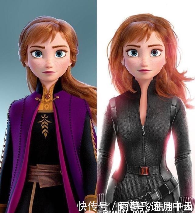 艾莎|当《冰雪奇缘》遇上《复仇者联盟》,艾莎变身“惊奇队长”无压力!