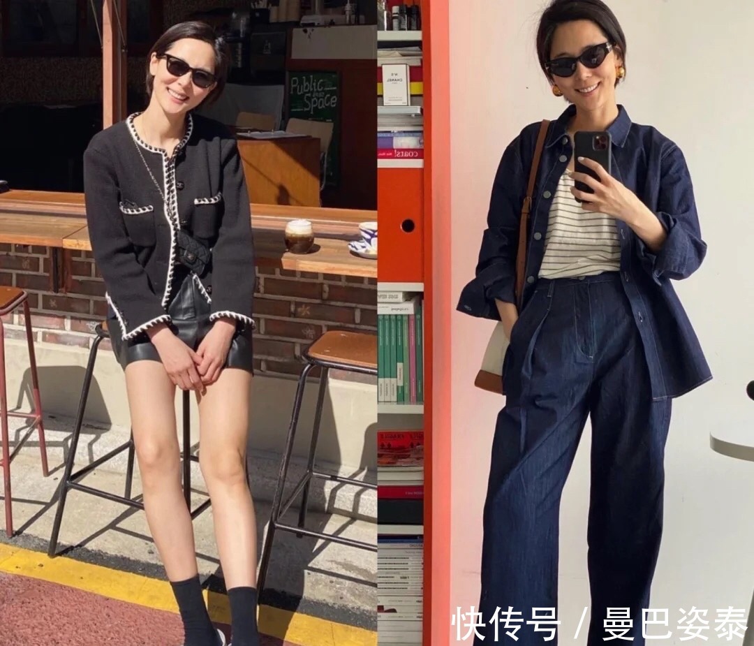 风格|40、50岁不做老阿姨,这个姐姐穿得比年轻人还潮,状态真好!