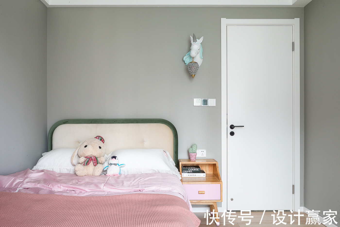 四居|125㎡简约四居,黑白灰+暖色,一眼就爱上,无以复加