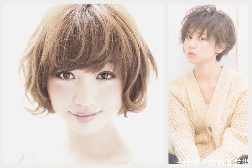 选择发型|年过50岁脸圆发量少的女人,剪短烫卷才更减龄,瘦脸还显发量多