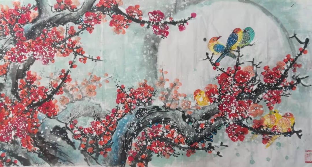 国画$"福虎迎新春”全国艺术名家邀请展——扈庆鸿国画作品赏析