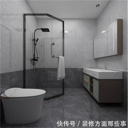 封闭感|130㎡现代简约风,客厅背景墙灰色瓷砖上墙,又美又高级!