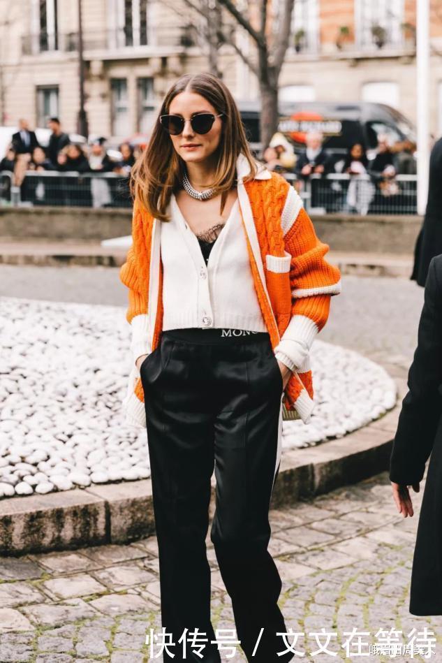 过时|卫衣早过时了,今年流行“奶奶衫+衬衫”一起穿,保暖显瘦又洋气