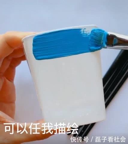 作画#美术生穷到连水杯也不放过,开头是青铜,看到成品:灵魂画师!