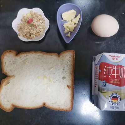 麦片|法式牛奶燕麦吐司