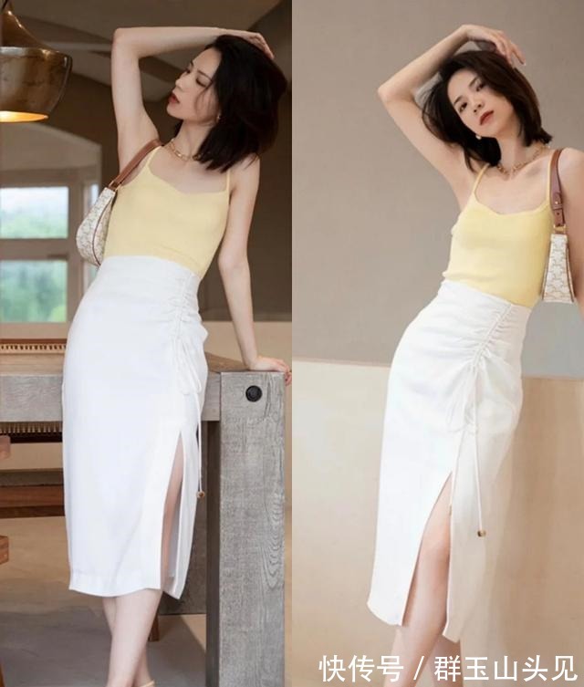 半裙 女人不管有钱没钱,夏季都离不开这4种搭法,掌握细节更优雅减龄