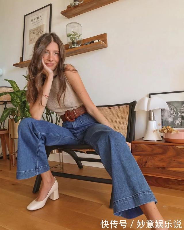 仙女鞋 牛仔裤配什么好?当然是“仙女鞋”,百搭不累脚还显高级