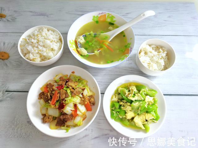 丝瓜炒鸡蛋|两口子的5天简单晚餐，每天都好吃暖胃，网友：认真生活的人最美