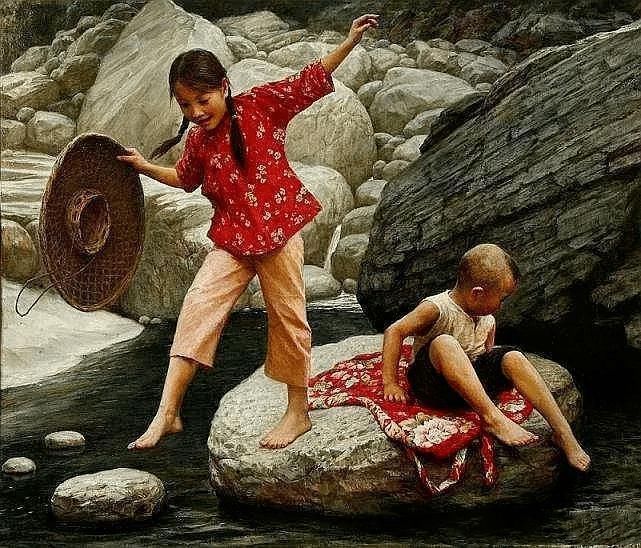 一代人|绝对硬实力，火遍全球的油画作品，承载了一代人的深刻记忆，张张感人至深~