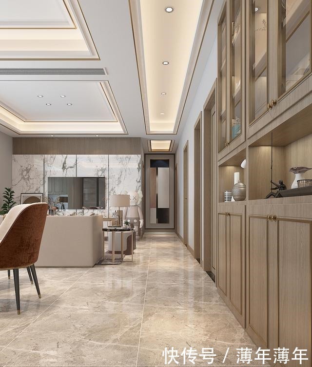 衣帽间|159平米现代风,客厅和餐厅连在一体视野开拓,非常的通透大气!