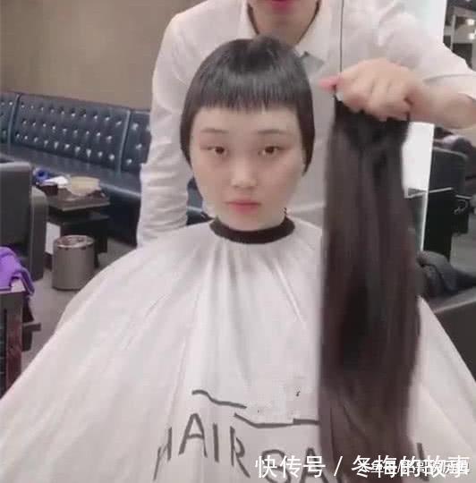 发型|女生因为不满意自己的短发,接了长发,可结果却差强人意