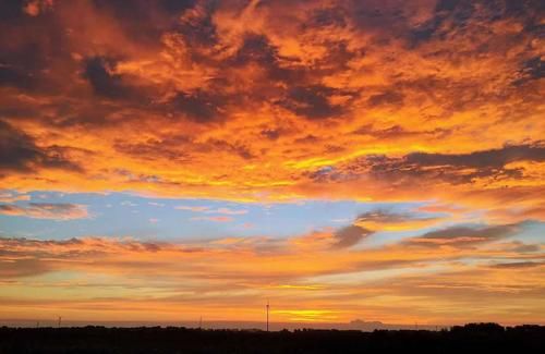 夕阳|故乡的云，江淮地区的农村风景越来越美了