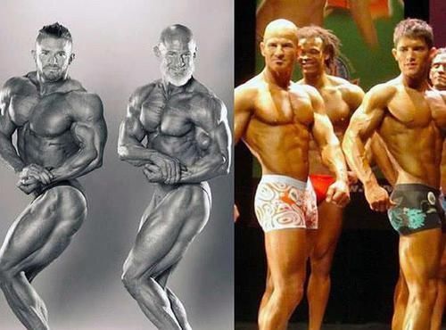 健美界|小伙子健身10多年,与56岁父亲一起站上健美舞台,实力不相上下!